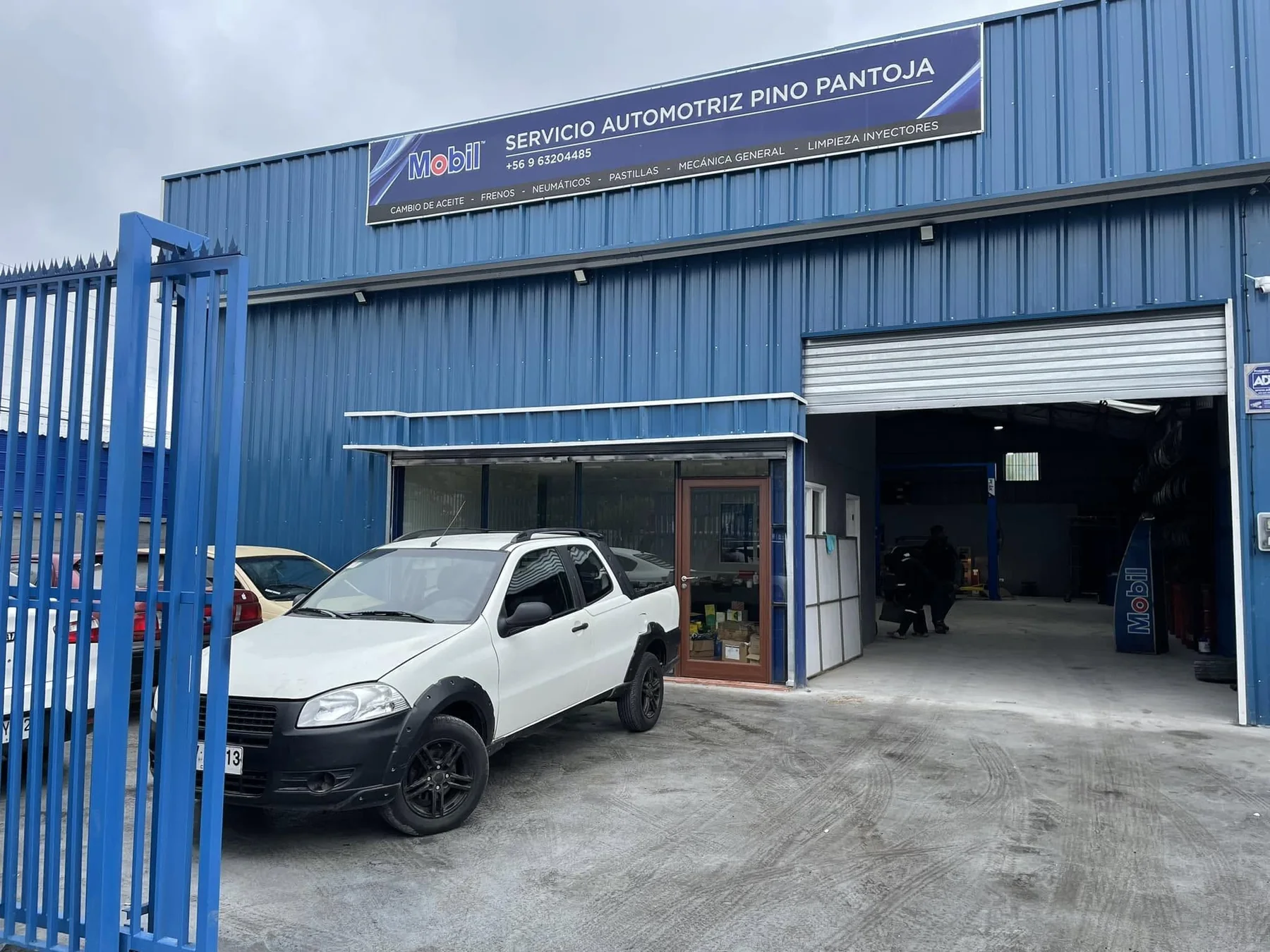 Fachada de Servicio Automotriz Pino Pantoja
